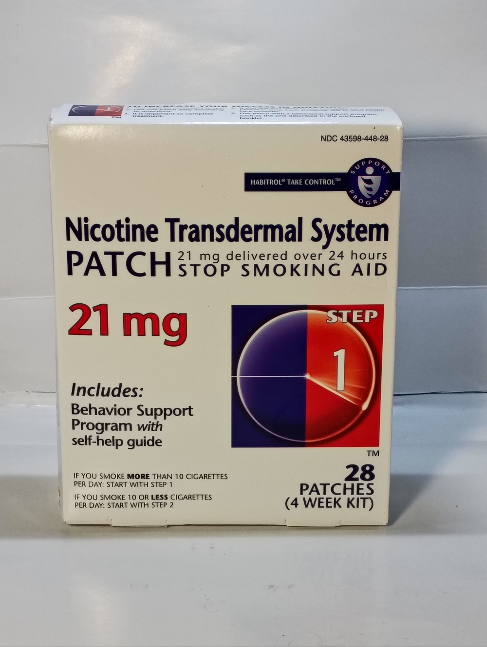 Nicotine Transdermal System Patch 21 mg - Stop Smoking Aid